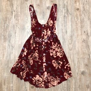 Burgundy sundress small